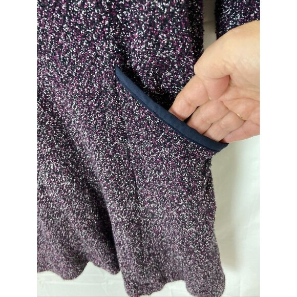 Talbots Womens Dress Sz 18 Twisted Boucle Tweed Knit Midi Fit & Flare - Picture 7 of 11